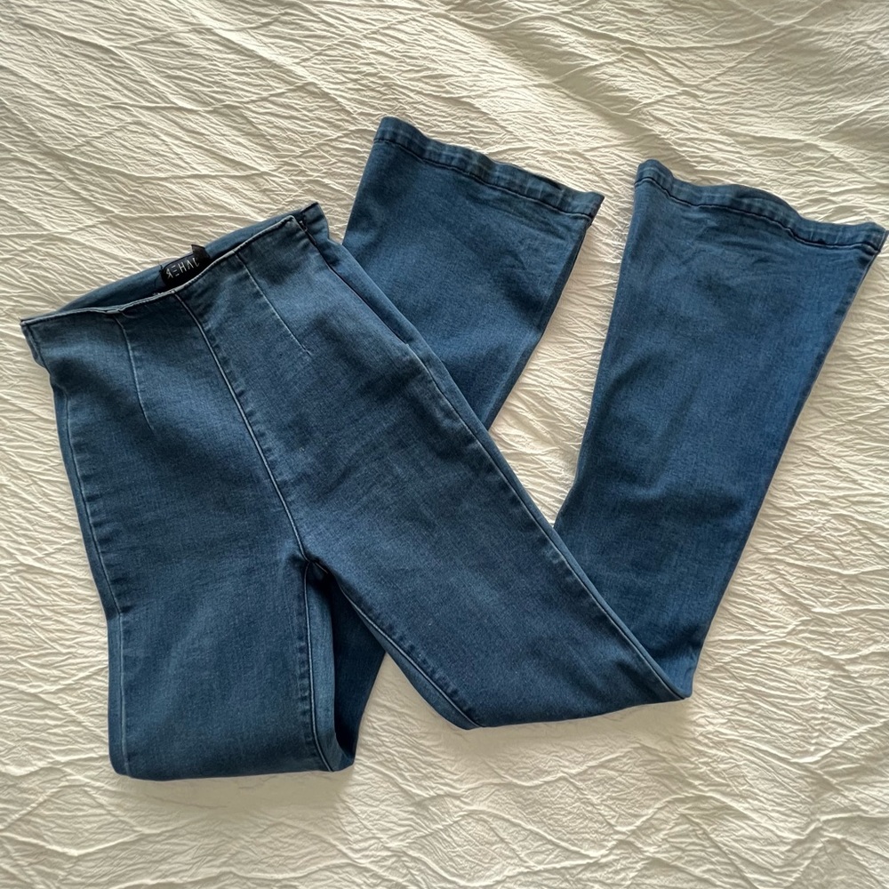 High-Rise Flare Leg Jean